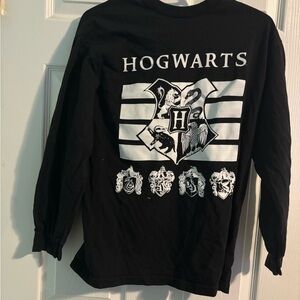 Hogwarts Black Long Sleeve Shirt